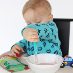 FlexiDip Baby Learning Utensil | 2 CT | Aqua Green