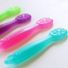 FlexiDip Baby Learning Utensil | 2 CT | Aqua Green