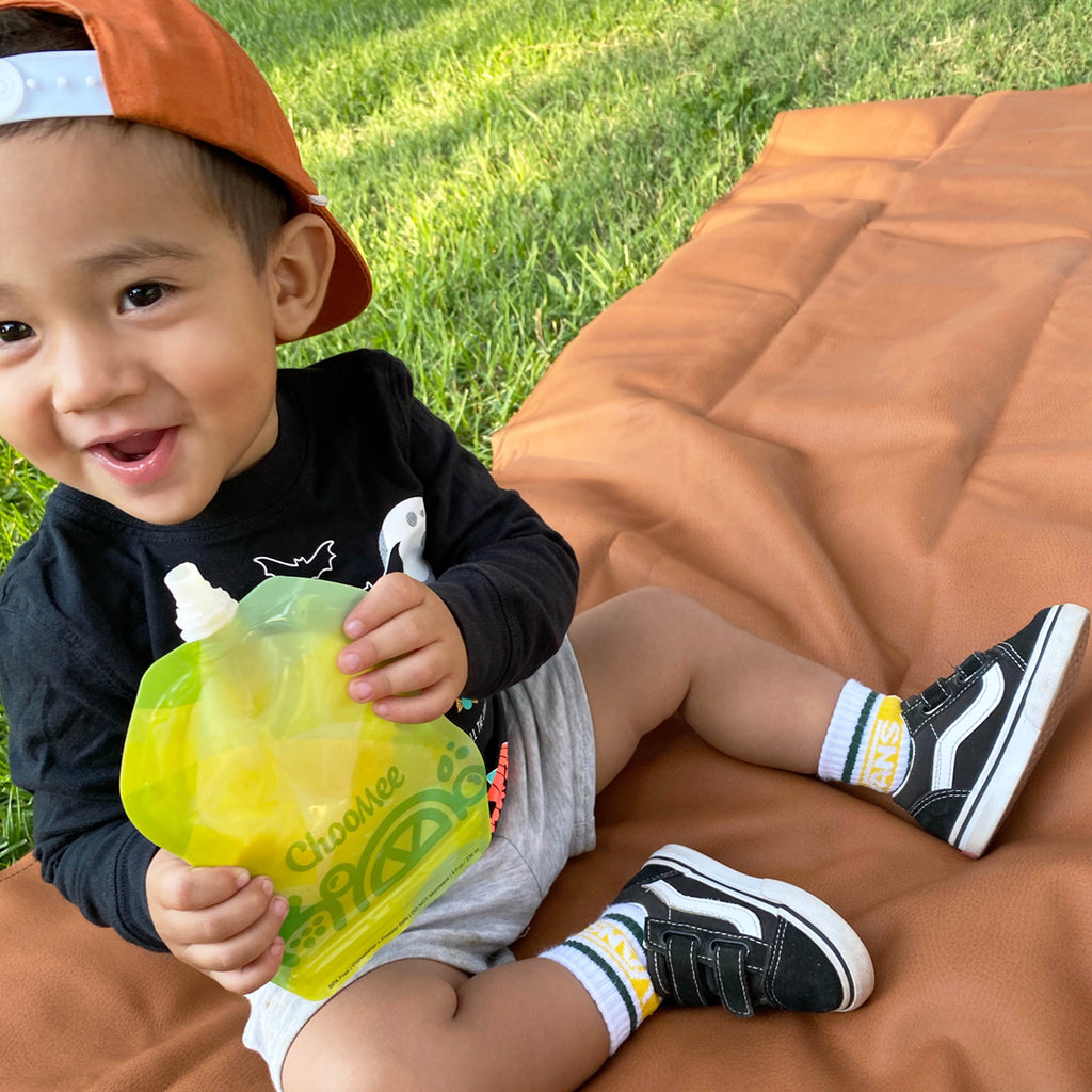 ChooMee SoftSip Pouch Tops Make Toddler Food Pouches Squeeze-Proof