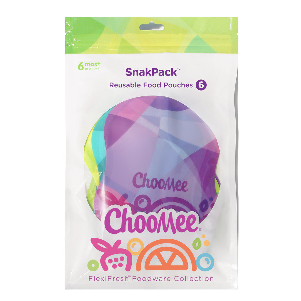 ChooMee - SnakPack Reusable Food Pouch - 2 ct | Fresh Squad Assort